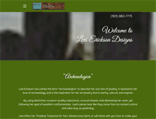 Tablet Screenshot of lexiericksondesigns.com
